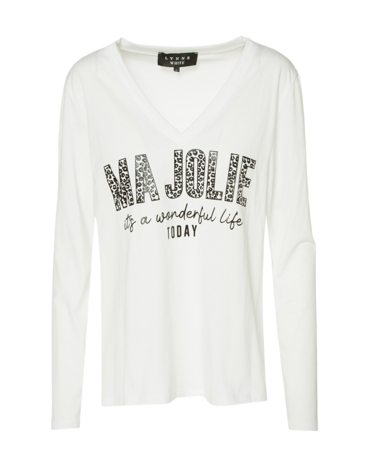 Μπλούζα με τύπωμα "MA JOLIE"