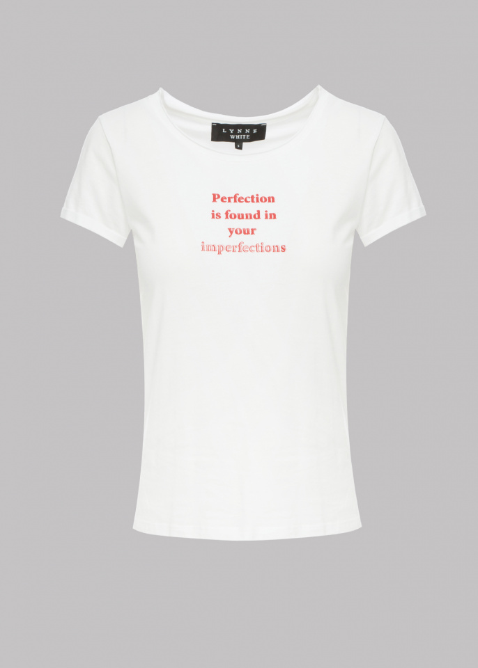 T-shirt με τύπωμα "Perfection"