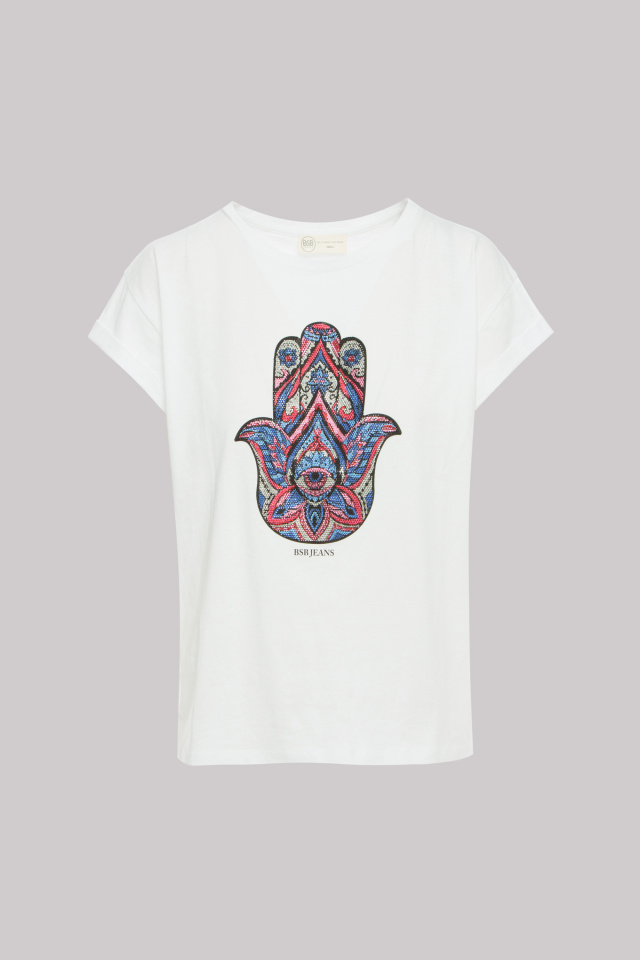 T-shirt με σχέδιο Hamsa