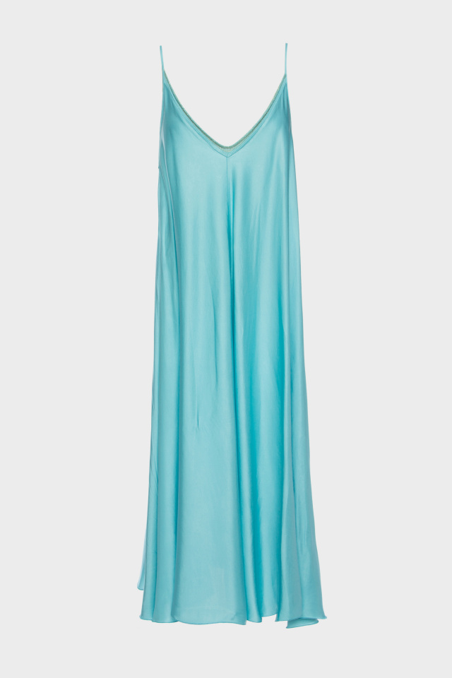 Αμάνικο φόρεμα με λούρεξ λεπτομέρεια -  Togetherland