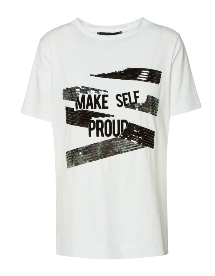 Μπλούζα με τύπωμα ''make self proud''