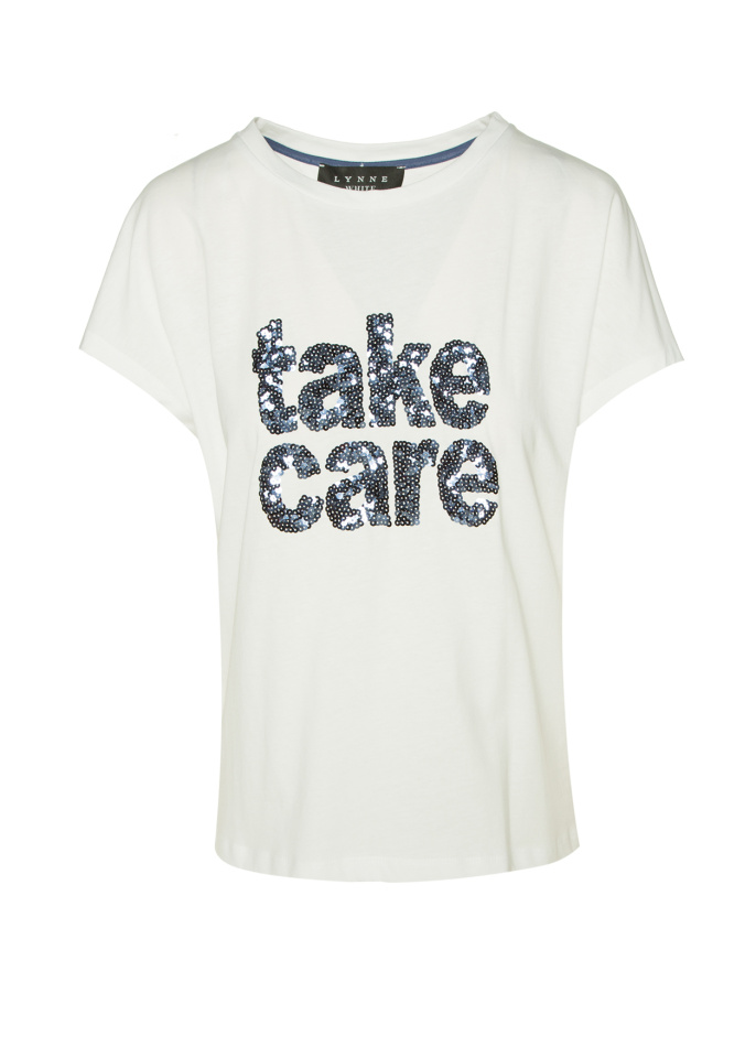 Μπλούζα με τύπωμα "Take care"