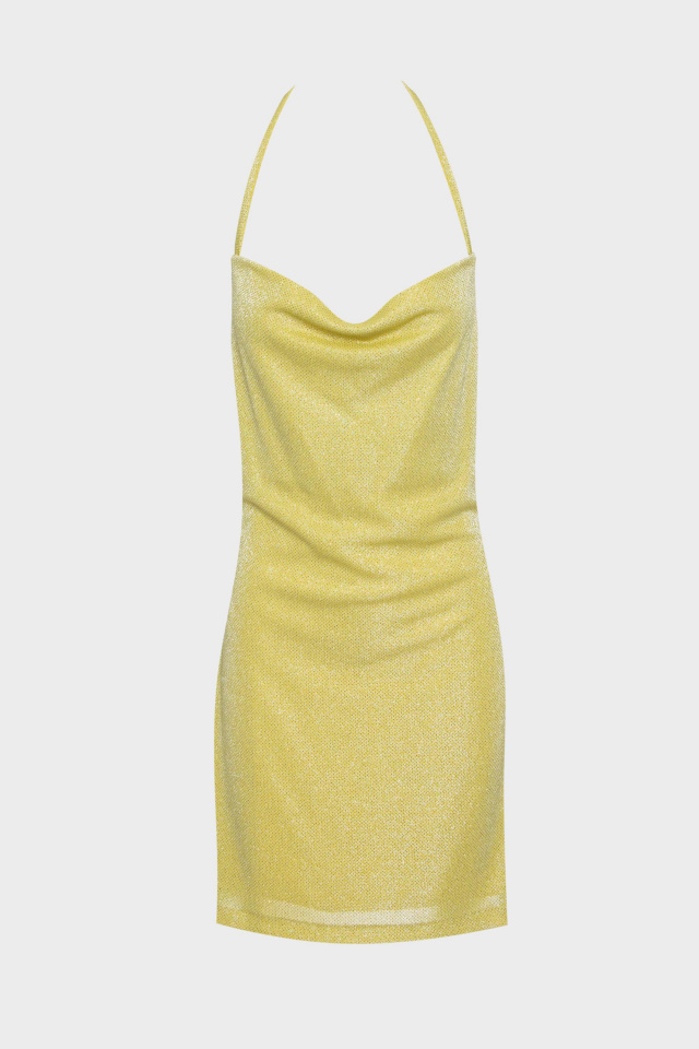 Ντραπέ λούρεξ φόρεμα - Gold Label